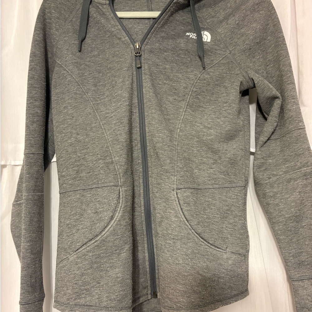 The North Face Charcoal Zip-Up Jacket
